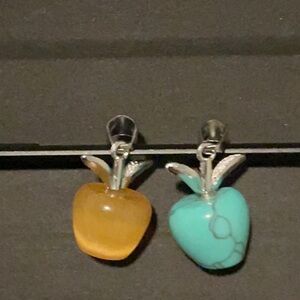 Mini apple crystal pendants only 2 left .